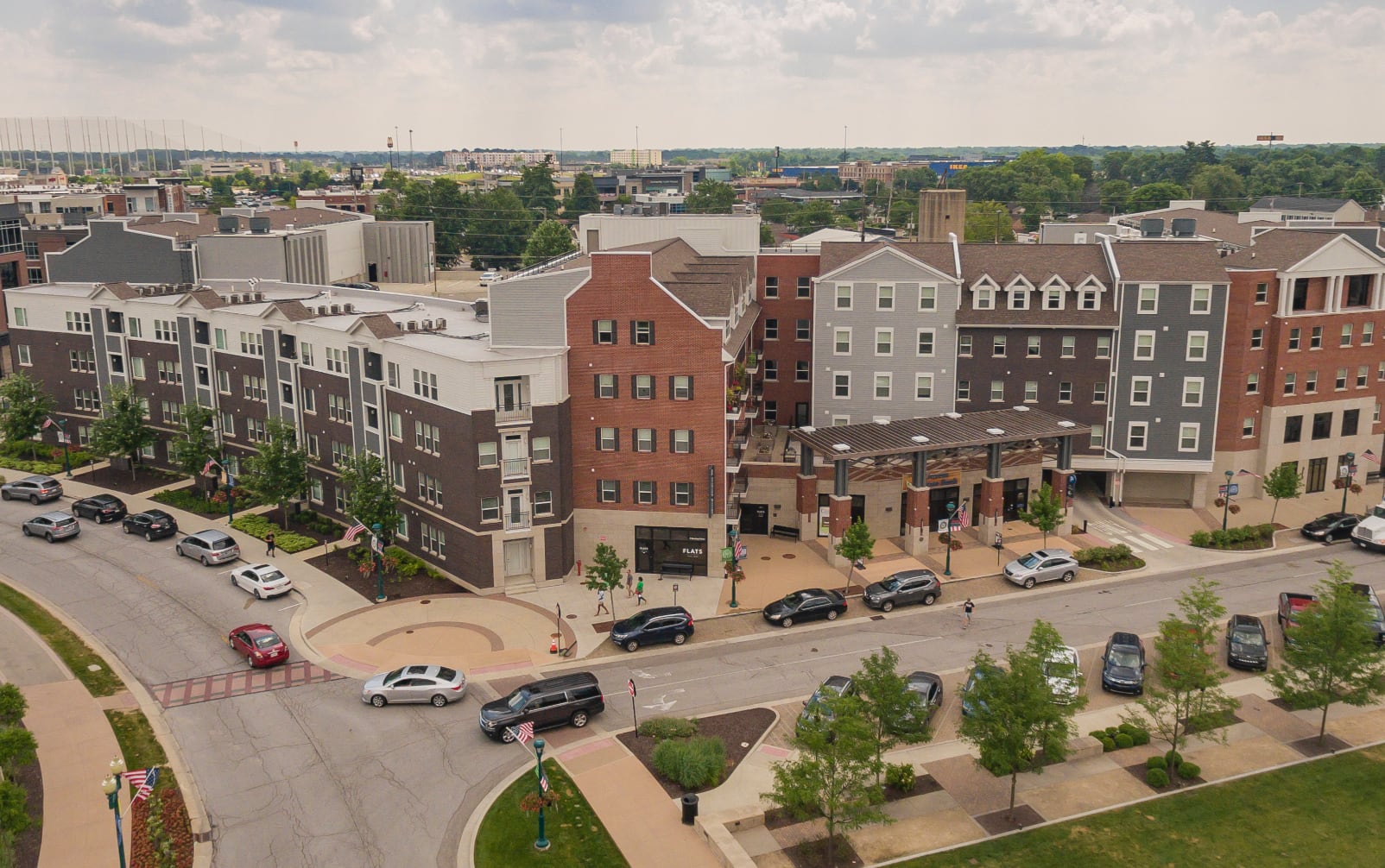 Flats at Switch Apartments in Fishers J.C. Hart Company
